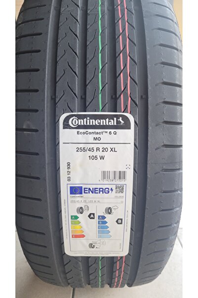 Continental 255/45R20 Eco Contact6Q MO 105W XL Set Olarak (4ADET) Yazlık 2026...