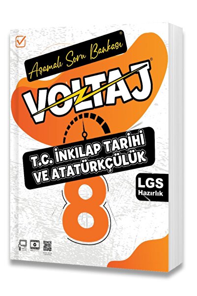 Berkay Yayıncılık 8.SNF VOLTAJ AŞAMALI İNKLAP TARİHİ VE ATATÜRKÇÜLÜK SORU BAN...
