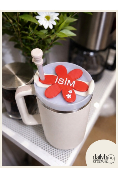 Dailyboo Creates Termos Aksesusarı-Termos Süsü-Kişiselleştirilebilir Aksesuar...