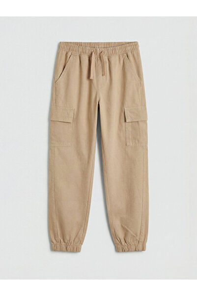 LC Waikiki Pantaloni cargo pentru băieți cu talie elastică