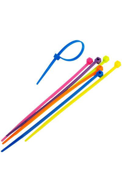 Zumzeria Colored Plastic Cable Ties 10cmx0.25 - 150pcs