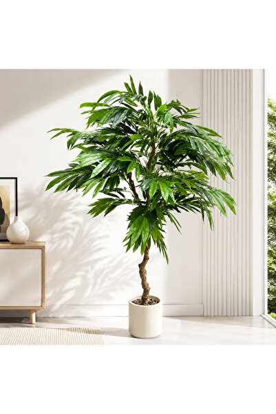 The Living Premium Beige Pot Artificial Tree | Grand Decorative Tree | Majest...