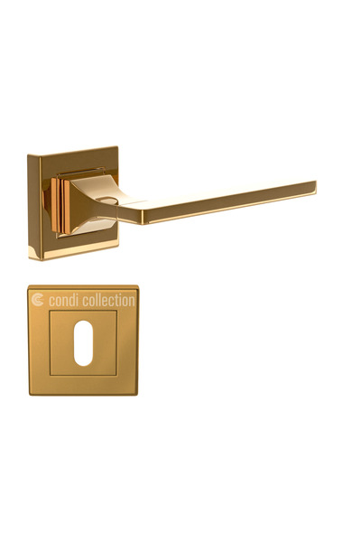 Condi Collection مقبض باب من الفولاذ المقاوم للصدأ 4043K PVD Gold Room