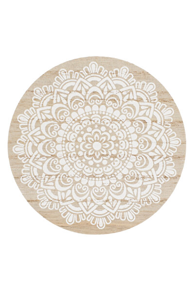 Zumzeria Summer Mandala Pattern Coaster White Ø11cm