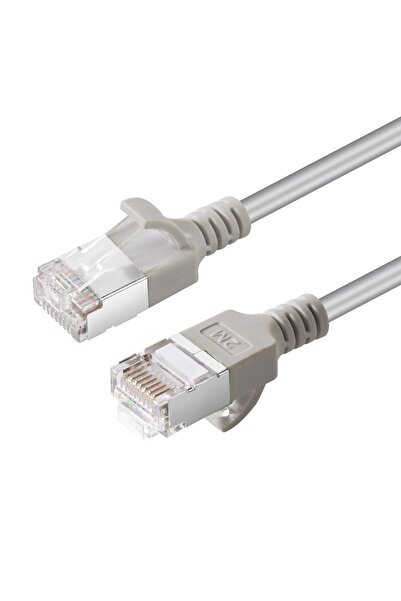 MicroConnect Cablu de rețea CAT6A U-FTP Slim, LSZH, 1m, Gri