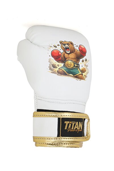 Titan Sport Children's Boxing Gloves White Wild Bear Model