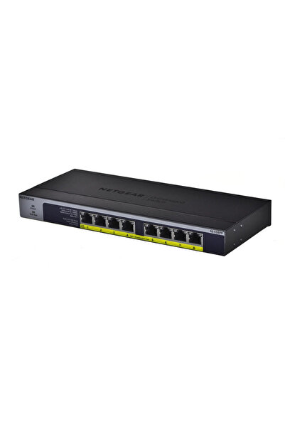 NETGEAR GS108PP - switch - 8 porturi - montabil în rack