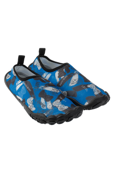 Zumzeria Blue Game Beach Slippers for Kids