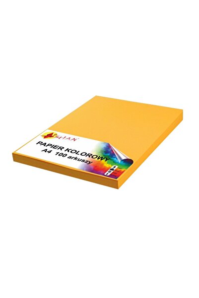 Shan Hârtie color A4 120g portocaliu2 100 coli