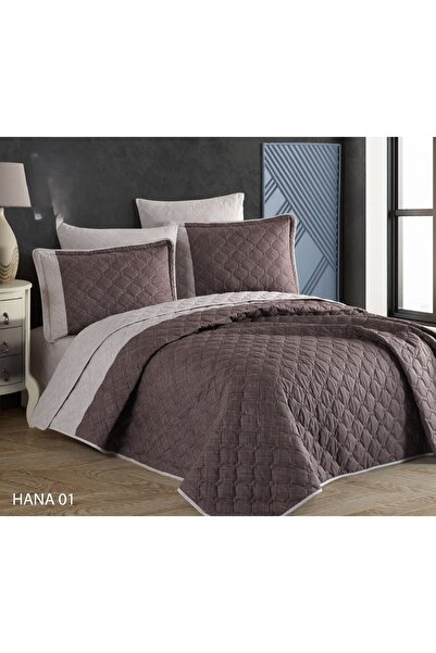 NAJMA Nefirin Compressed Turkish %100 Cotton Bed Sheet with Soft and Cool Tex...
