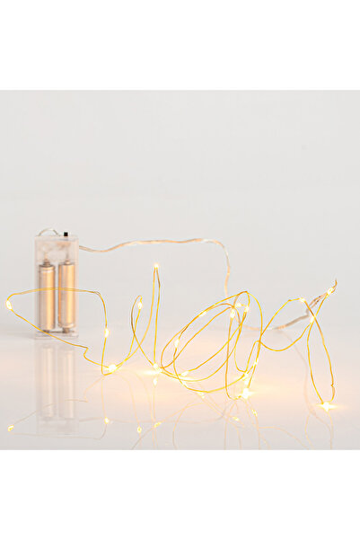 OEM Fairy Lights Installation with 20 LED Bulbs Battery Operated 1.9m - Warm ...