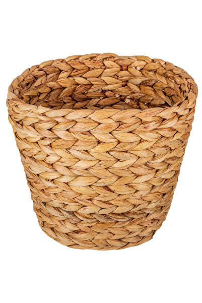 Zumzeria Bamboo Water Hyacinth Storage Basket Ø21x18cm