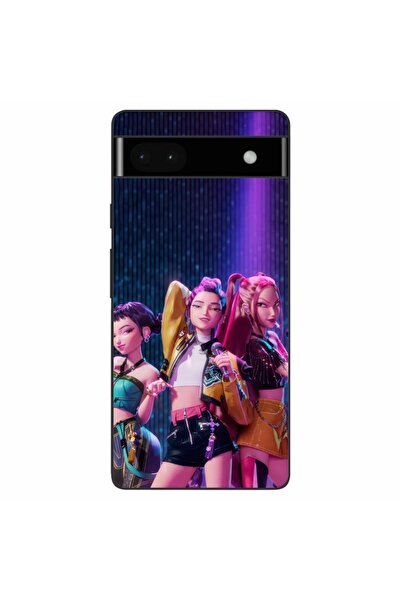 OEM Husa compatibila cu Google Pixel 6A Silicon Gel Tpu Model KPop Demon Hunt...