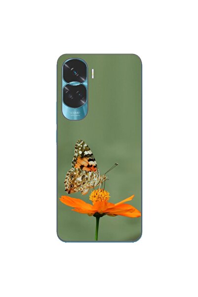 OEM Husa compatibila cu Honor 90 Lite 5G Silicon Gel Tpu Model Fluture