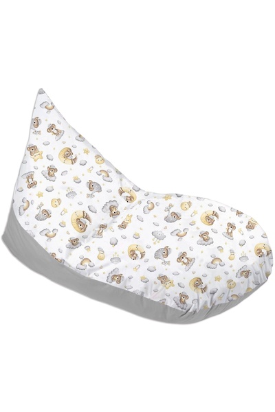 Kidizi Fotoliu copii Bean Bag Lounger Koala Dreams, husa bumbac detasabila