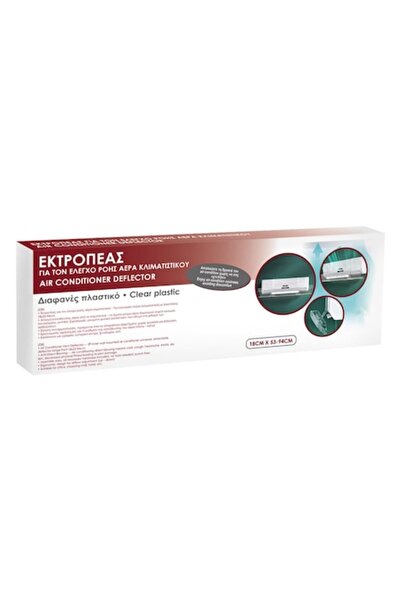 OEM Deflector transparent pentru aer condiționat 18x53-94cm