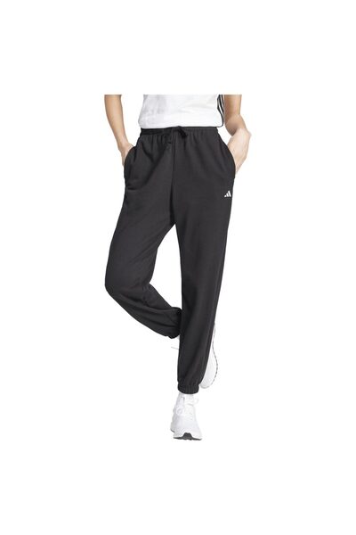 adidas Femei& # x27;s Pantaloni French Terry cu logo mic, esențiali pentru îm...