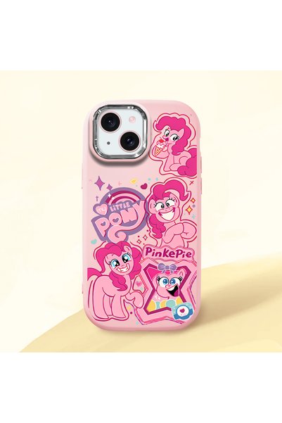 ucuc Pink Silicone Case with Camera Protection Compatible with iPhone 15 Shoc...