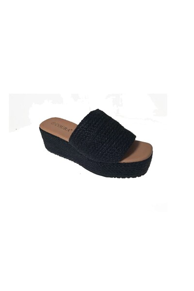 OEM Tsimpolis Shoes 4384 Γυναικεία Παντόφλα Μαύρη