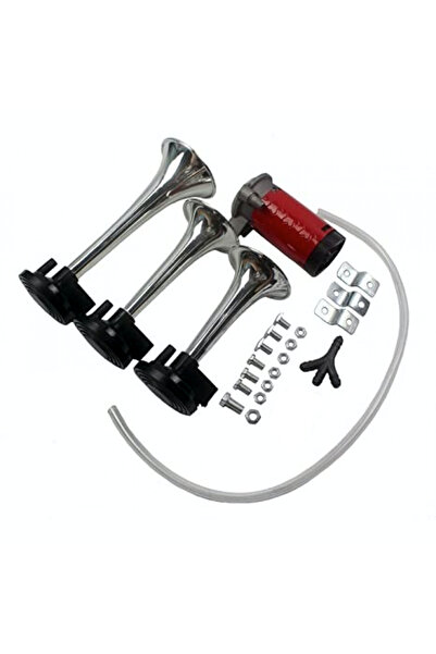 auto Claxon 12V cu 3 trompete și compresor
