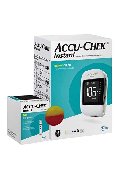 ACCU CHECK Accu-Chek Instant Blood Sugar Monitoring System + Test Strips 50's
