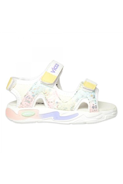 Vicco 332.P26Y.172 Puf Booties White Girls' Sandals