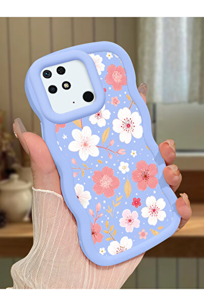 ucuc Redmi 10C Uyumlu Mavi Silikon Kılıf Kamera Korumalı Darbe Emici Tasarım