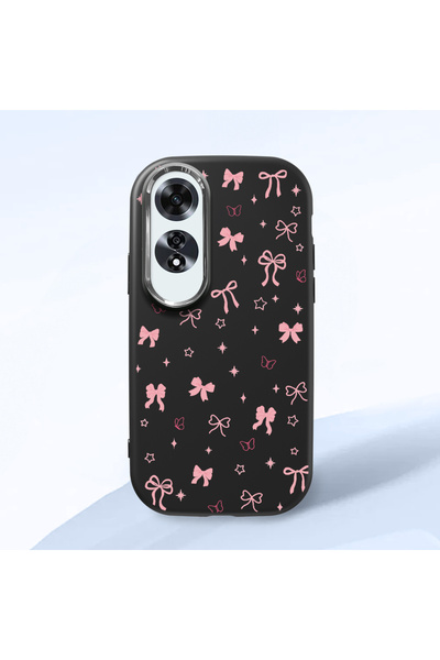 SLIMFELT Oppo A60 Uyumlu Fiyonklu Şeker Kılıf, Yumuşak Silikon, Solmayan Renkler