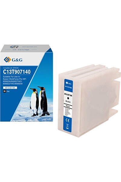 G&G compatible ink cartridge with C13T907140, NP-E-9071BK, black