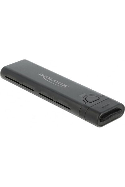 DELOCK Carcasă externă USB Tip-C pentru SSD M.2 NVMe PCIe sau SATA