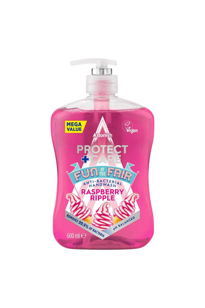 Astonish Protect+Care Liquid Soap, Raspberry Ripple, 600 ml