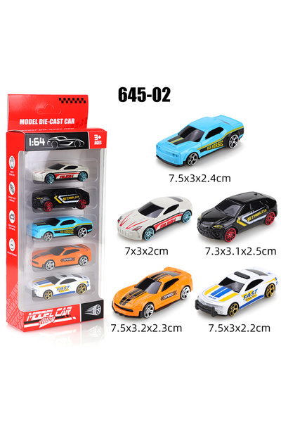 Choice1 box02 (Boxed) 1/64 scale, 5-pack pocket toy cars, die-cast metal, boy...