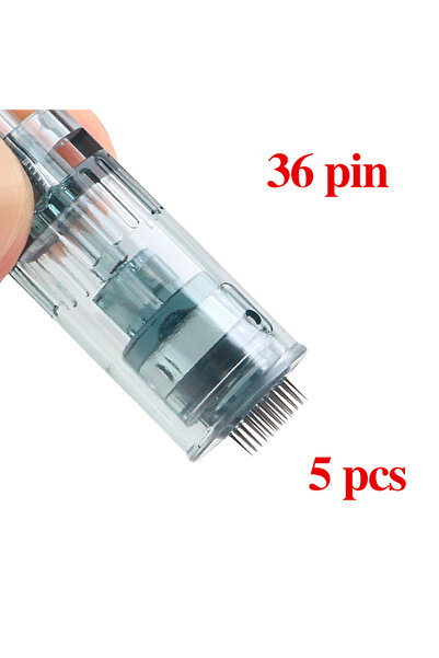 Choice3 5 قطع خراطيش M8 بـ 36 إبرة لجهاز Dr Pen M8، إبر دقيقة بديلة للوخز بال...