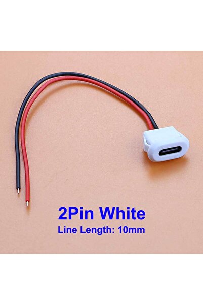 Choice5 5 Pieces 2Pin White JCD 5Pcs USB Type-C Female Socket Connector 2Pin ...