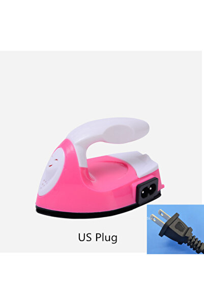 choice2 US Plug Pink Fast Heated! Travel Electric Iron Handheld Mini Iron Chi...