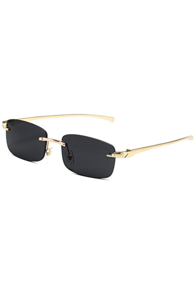 Choice15 Gray-NO BOX American Luxury Brand Rimless Square Sunglasses Women Fa...