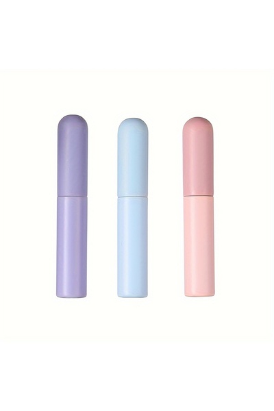 Choice1 3PCS-Mixed Round-Tipped Flexible Silicone Lip Concealer Brush, Reusab...