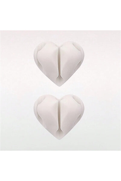 Choice5 2PCS 2/4pcs Heart-Shaped Mini Cable Winder Organizer USB Charging Cab...