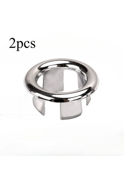 Choice 2pcs Sink Overflow Ring Set, Kitchen Bathroom Accessories, Basin Overf...