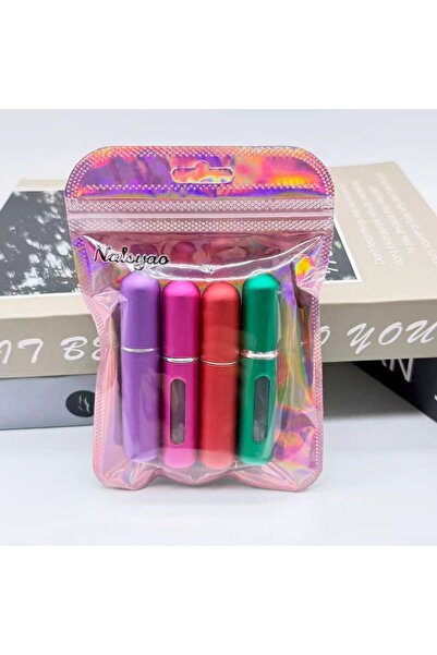 Choice Plastic 5ml A0095-Combo Pack 4pc 5ml Refillable Perfume Spray Atomizer...