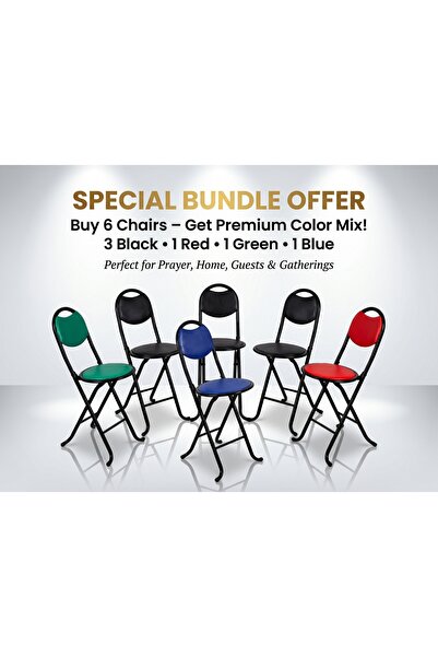 Souq China Foldable Chair | Prayer Chair for Elderly | Portable Folding Chair...