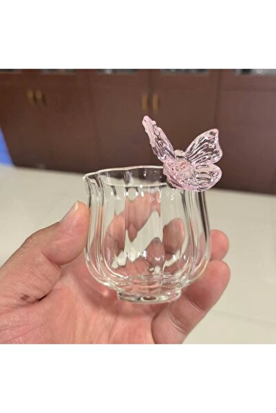 Choice3 single cup 201-300ml High Borosilicate Glass Butterfly Cup Handmade N...