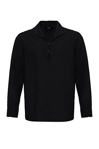 S13 Store Apaş collar buttoned men's shirt