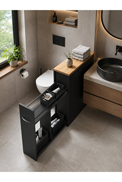 Unisoft Banyo Rafları Banyo Dolabı Mutfak Organizer Düzenleyici Çok Amaçlı Do...