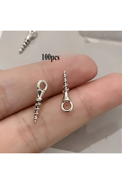 Choice1 silvery100pcs 100 Mini DIY Metal Screws, Suitable for Walls, Wood, Pe...