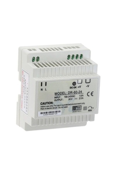 Choice4 24V2.5A DR-60 60W Single Output 5V 12V 15V 24V Din Rail Switching Pow...