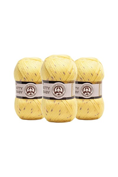 Ören Bayan Kitty Baby El Örgü Ipi 100 Gr. 380 3 Adet