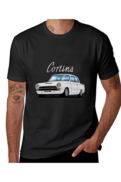 bolivia's تي شيرت رجالي للجيم بتصميم Mk1 Cortina، مثالي لعشاق السيارات، برقبة...