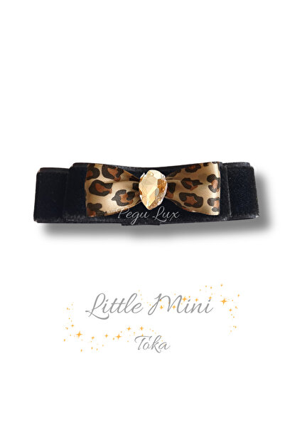 pegu baby collection Clemă de catifea LITTLE MINI LUX cu piatră, 1 bucată, Să...