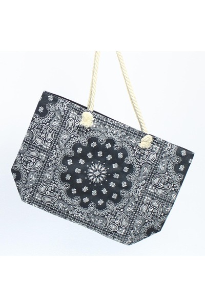 ButicCochet Geantă de plajă, din material sintetic, ButicCochet, 55 x 37 cm, ...
